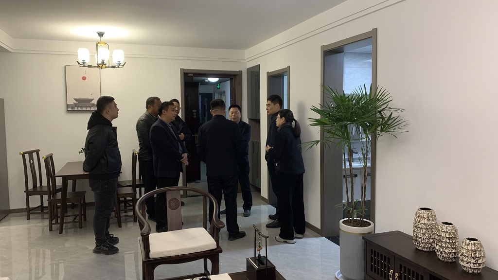 区委组织部视察石榴玉兰湾保租房（人才公寓）装修情况